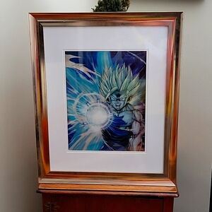 Custom Framed 3D Holographic Double Transition Lenticular Print, Dragon Ball Z